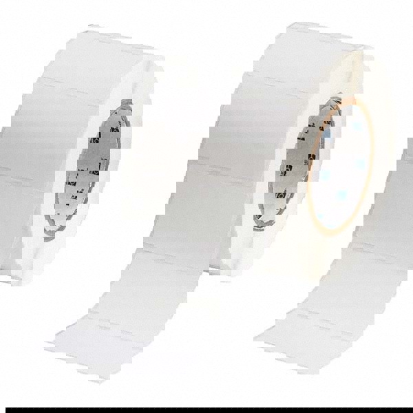 Label Maker Label: White, Polypropylene, 1,000 per Roll